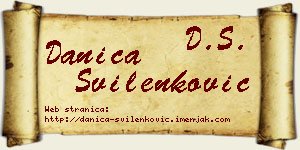 Danica Svilenković vizit kartica